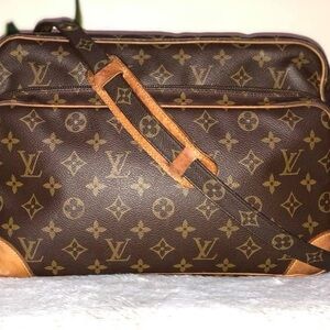 Nile Crossbody with Monogram Canvas and Gold Hardware Pre-owned
